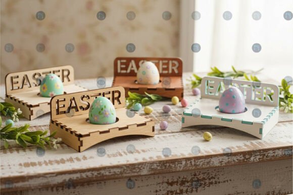 Creating Beautiful Easter Crafts with Laser Cut Easter Egg Holder SVG