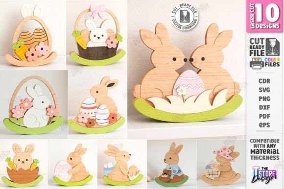 Easter Bunny Rocker Laser Cut Bundle: A Creative Fusion of Tradition and Technology