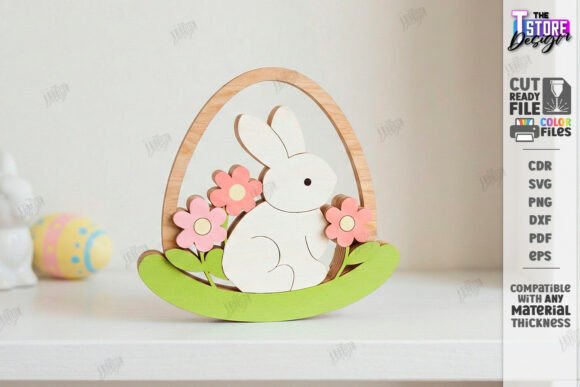Easter Bunny Rocker Laser Cut Rabbit: Creative Uses for Crafters and Makers