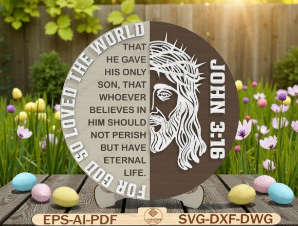 For God So Loved the World Sign Lasercut: A Faith-Centered Woodworking Project