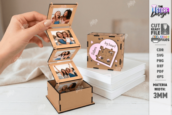 Galantines Day Photo Memory Box Laser Cut Designs: A Unique Way to Preserve Love Stories