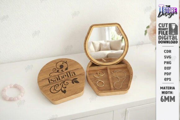 Jewelry Box with Mirror Laser Cut CNC: A Versatile Creative Solution for Makers and Gift-Givers