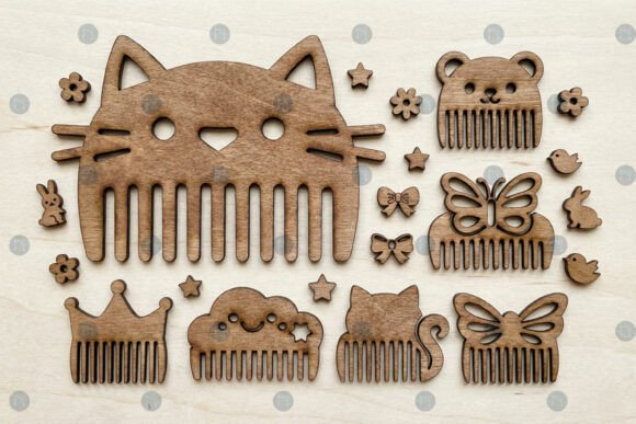 Laser Cut Hair Comb SVG Bundle: A Versatile Tool for Crafters and Designers