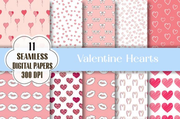 Seamless Valentine Pattern: A Love-Infused Design Collection